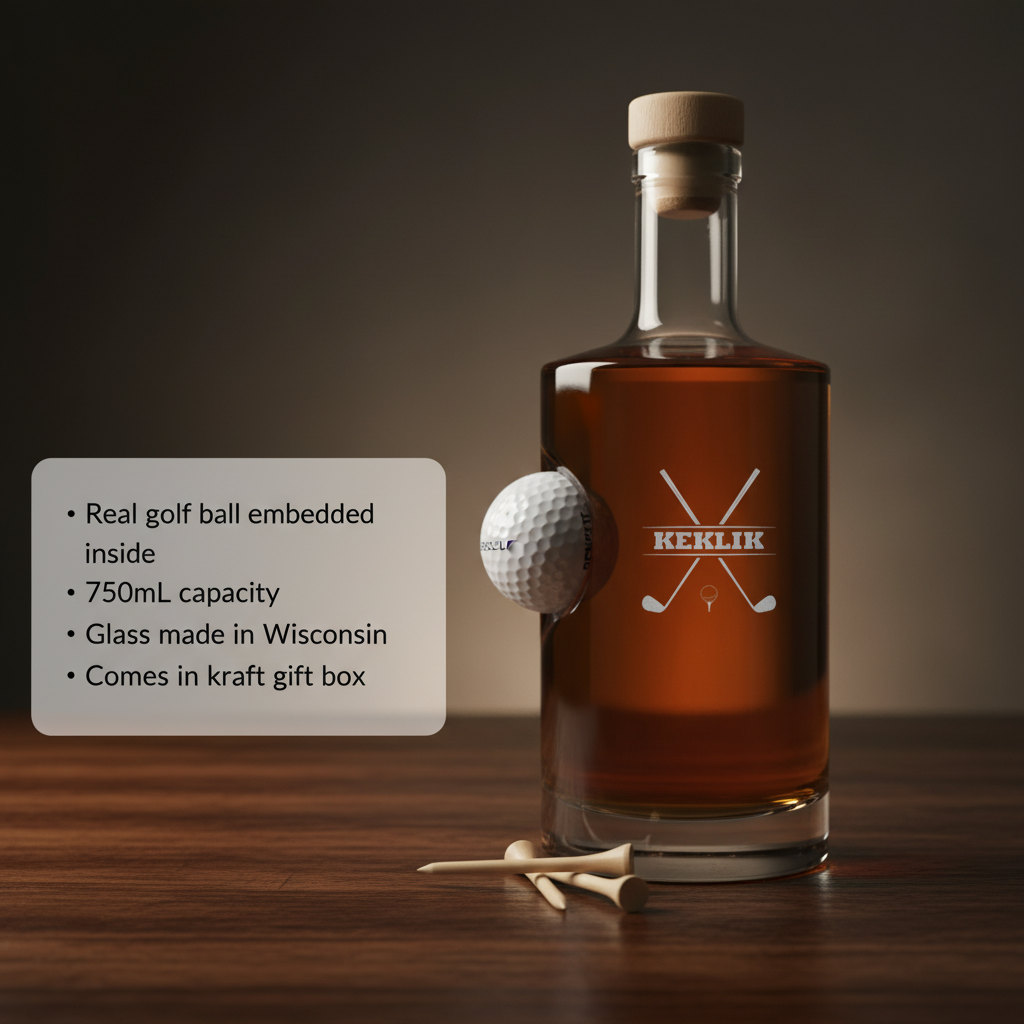 Personalized Golf Ball Decanter