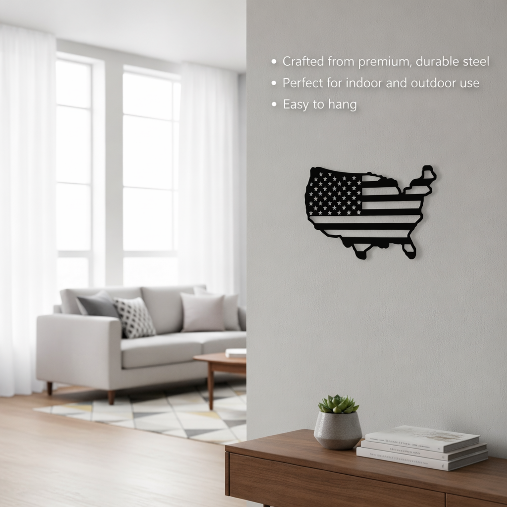 Metal Military Man Cave Sign