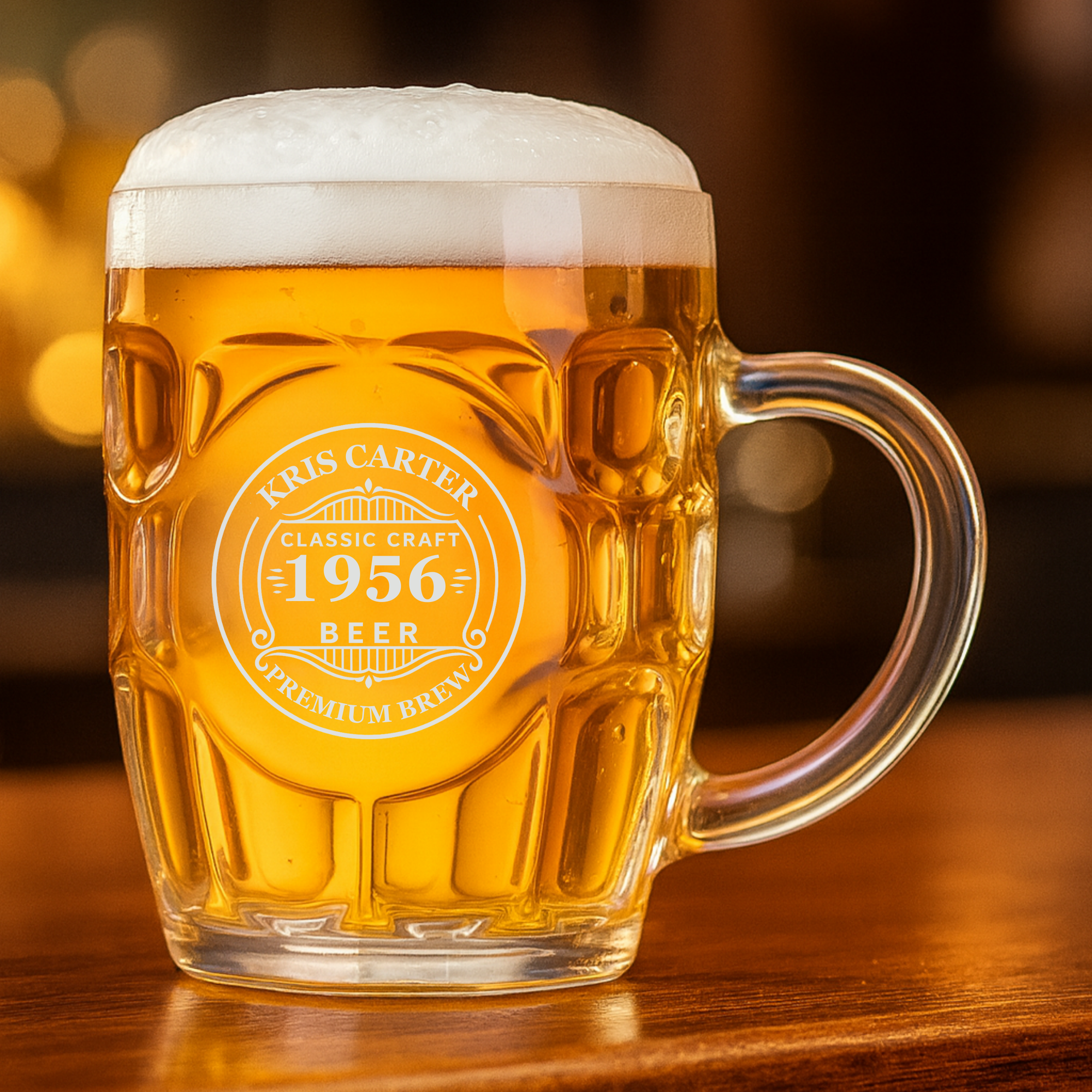 Personalized 20oz Birthday Beer Mug