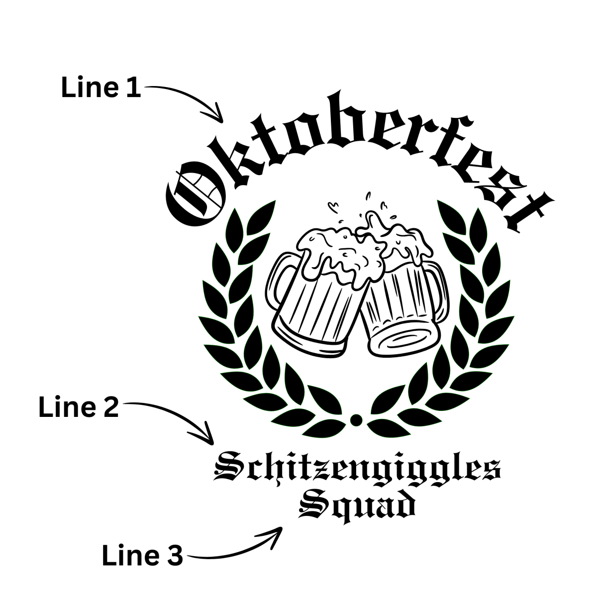 Unique Personalized Oktoberfest Drinking Squad Customized Gifts for Men by Groovy Guy