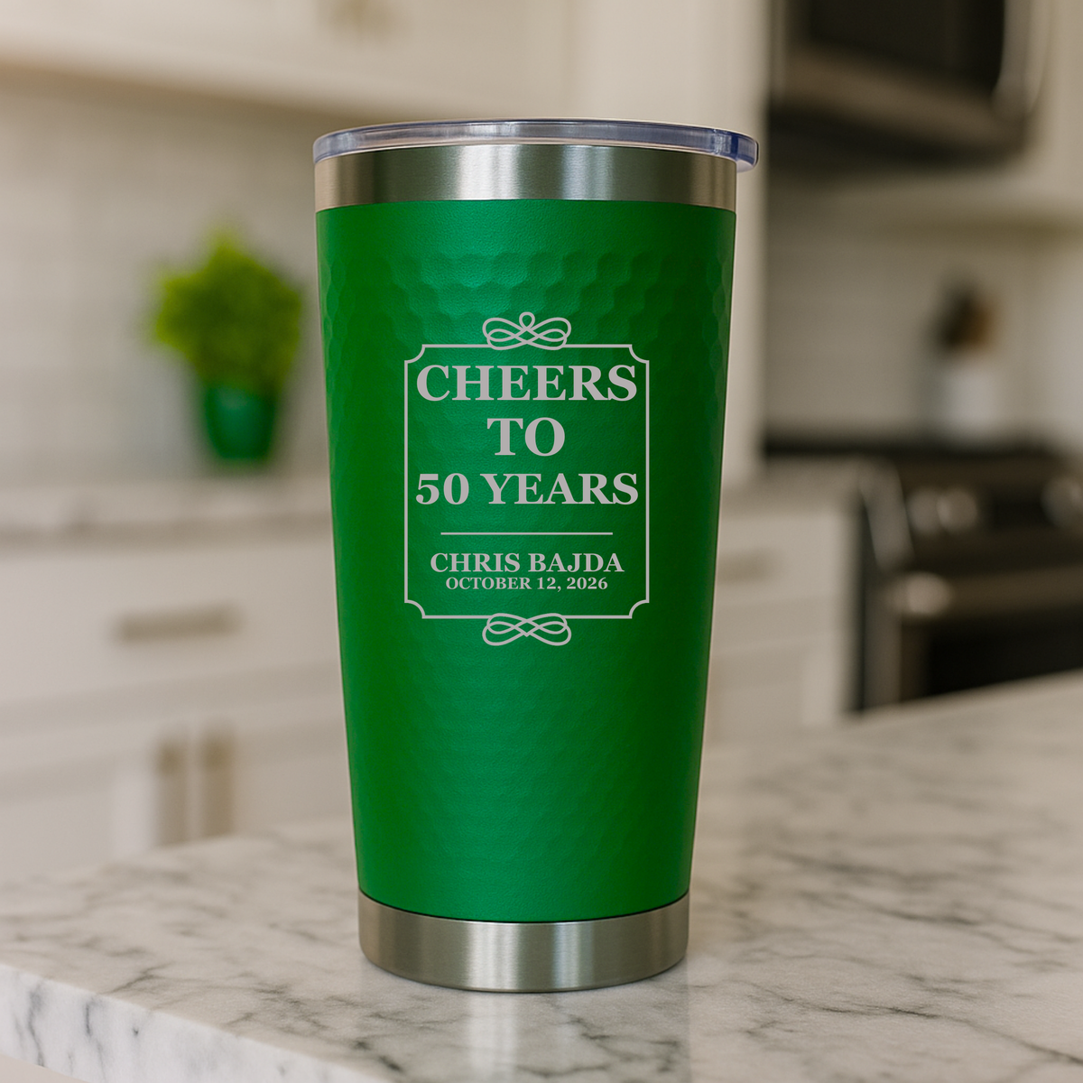 Cheers To The Years Birthday Tumbler