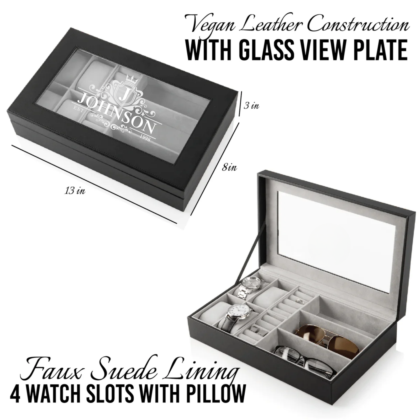 Sophisticated Men's Jewelry Box