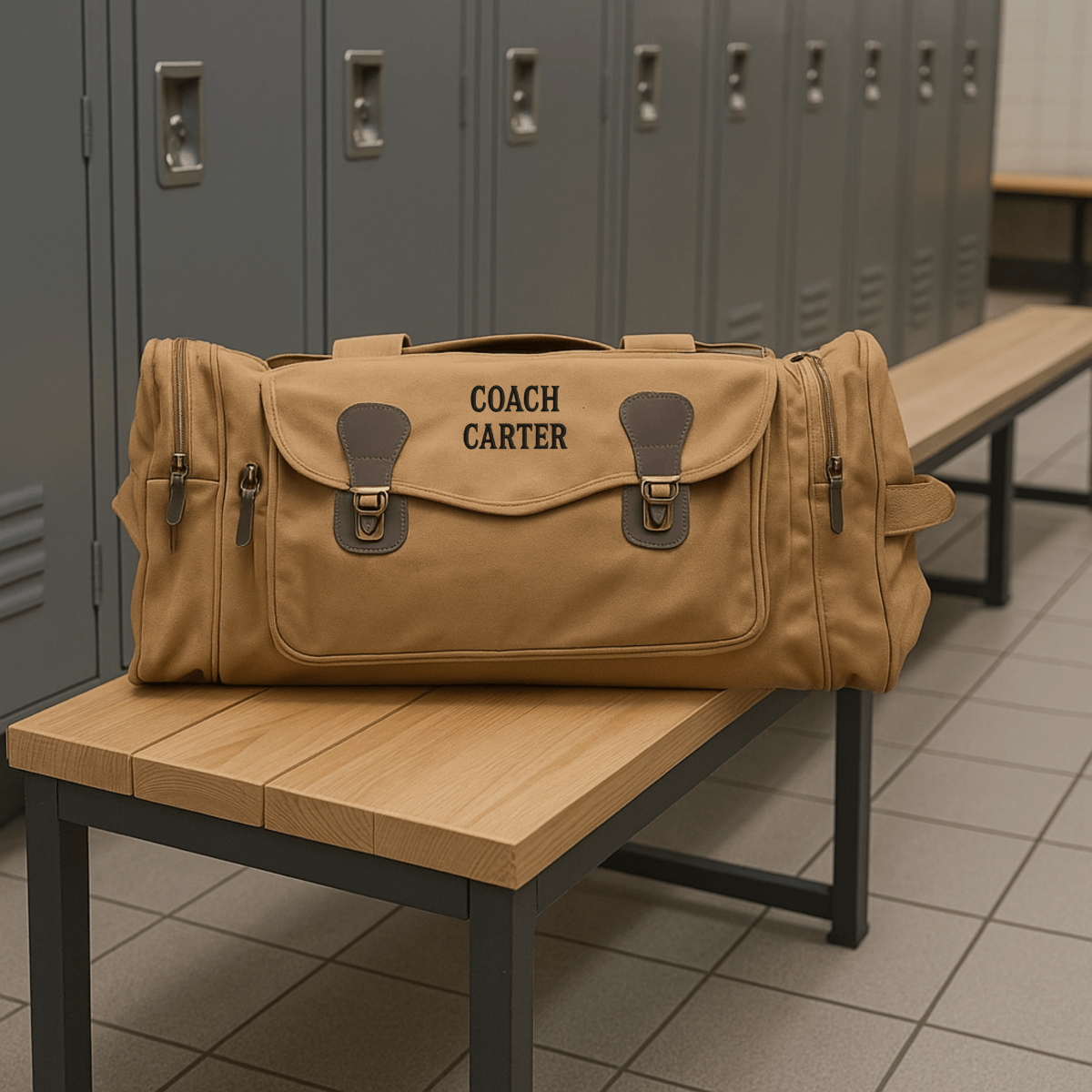 Personalized Coach Duffle Bag Custom Gift for Team Coaches & Mentors
