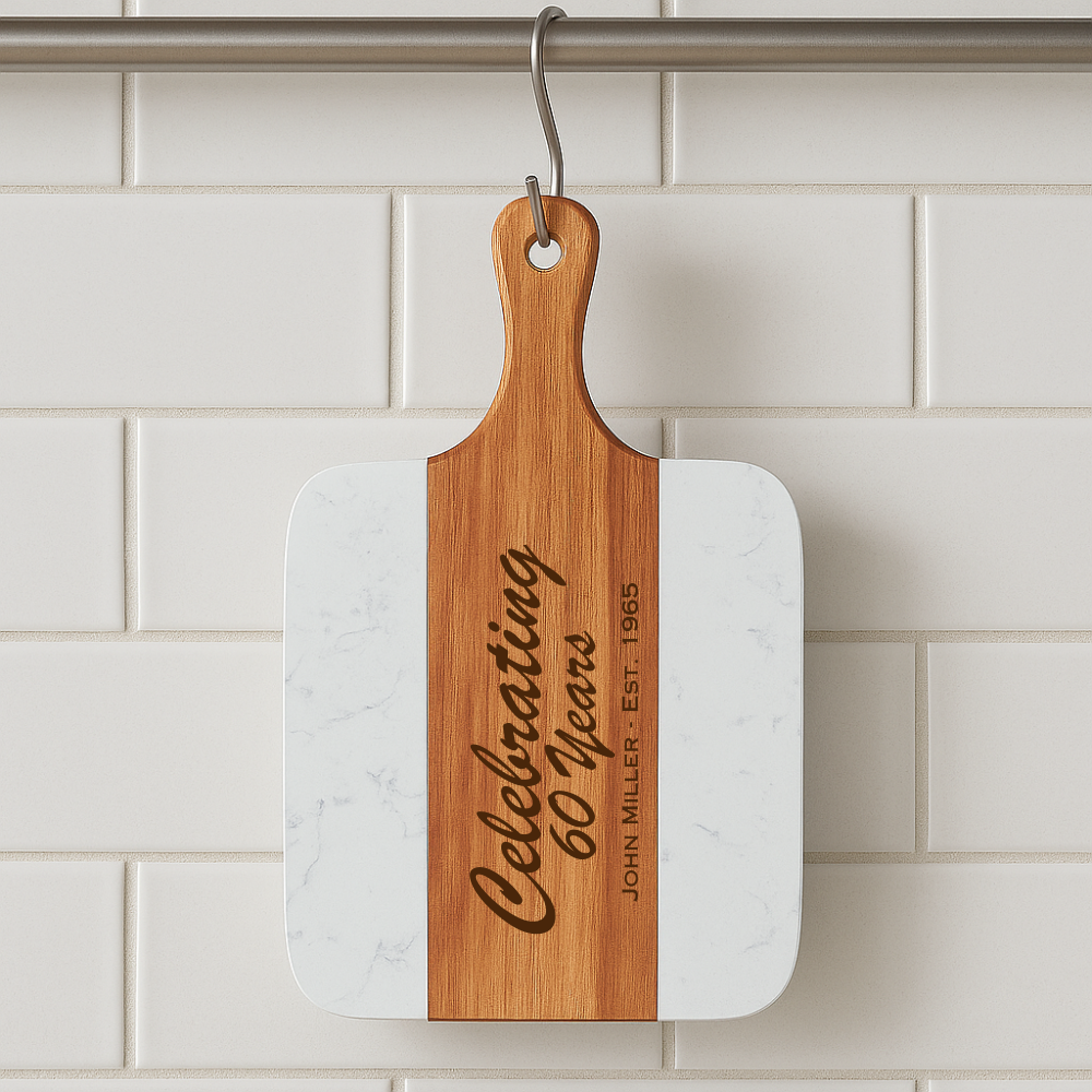 60th Birthday Cutting Board