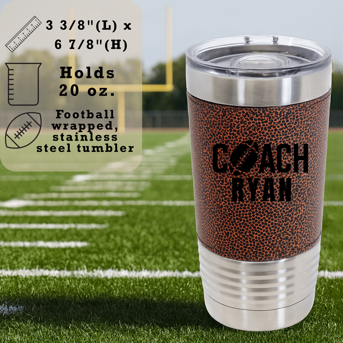 Football Coach Tumbler