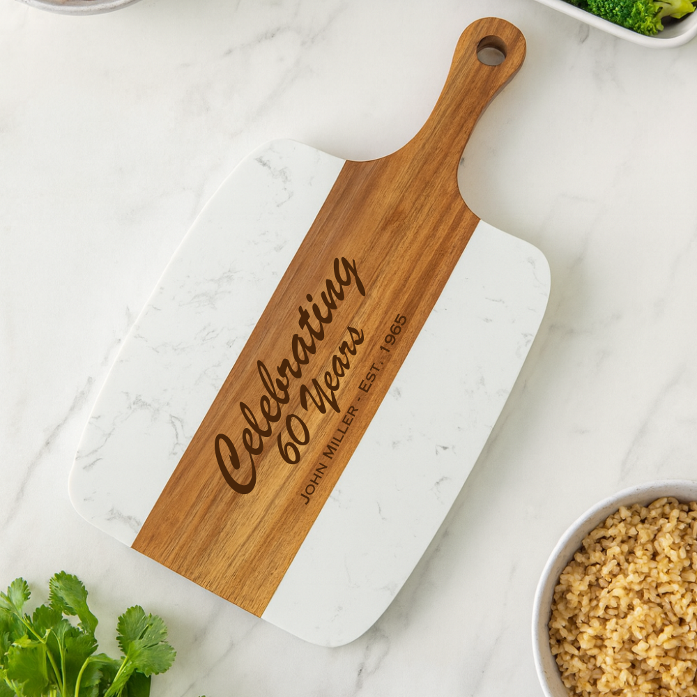 60th Birthday Cutting Board