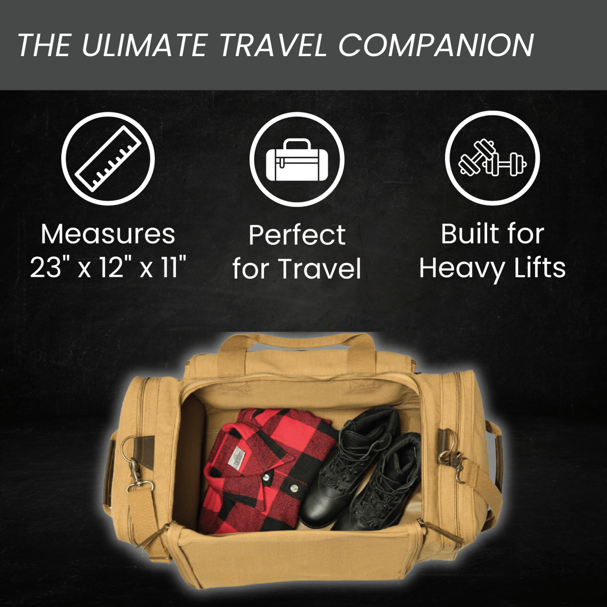 Unique Personalized Personalized Gym Duffle Bag Customized Duffel Bags Gifts for Men by Groovy Guy