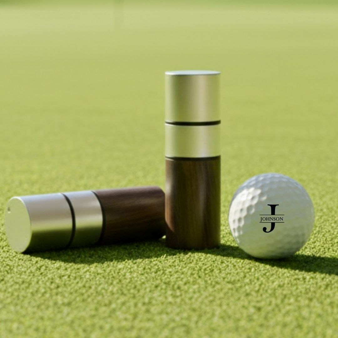 Personalized Wooden Golf Ball Stamp
