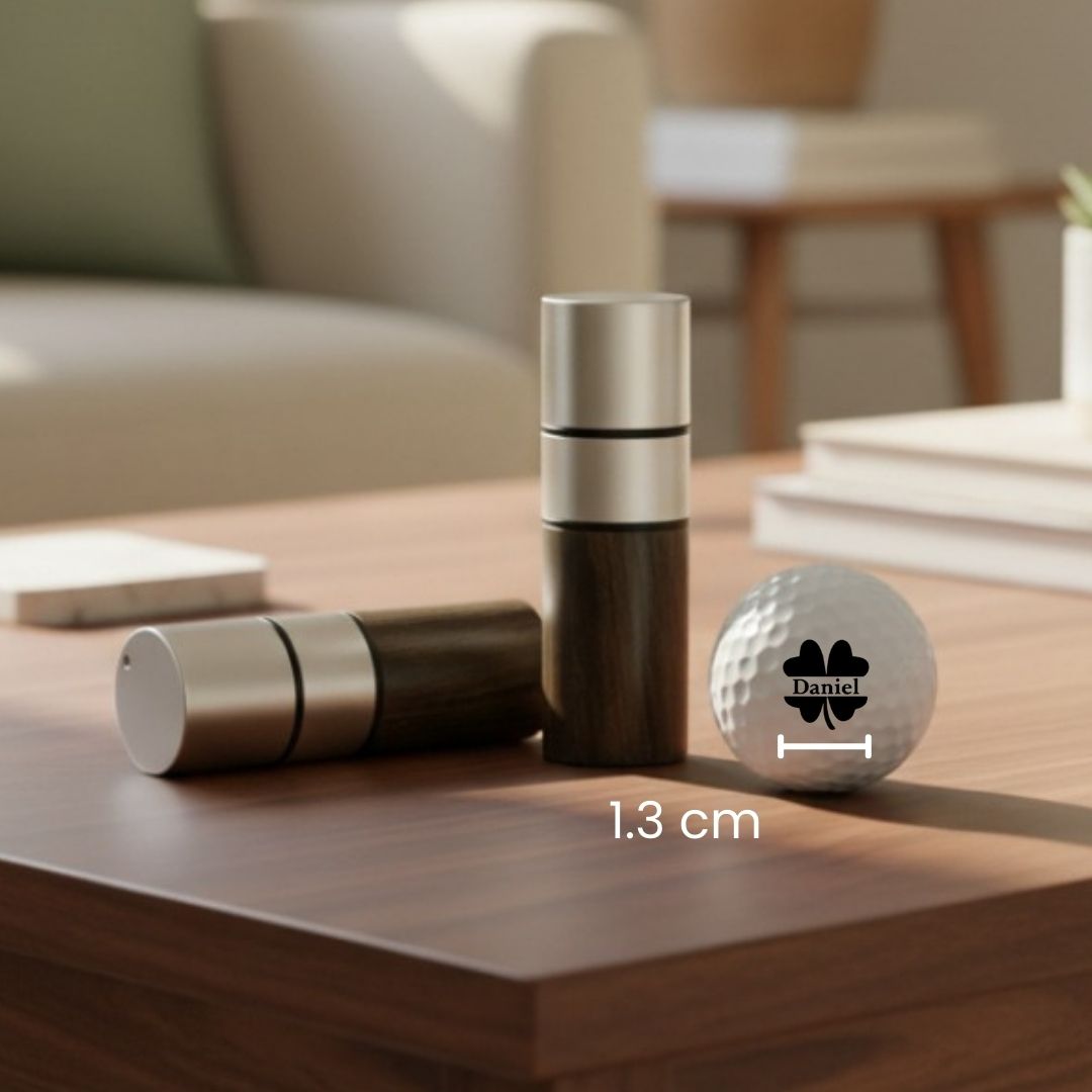 Personalized Wooden Golf Ball Stamp