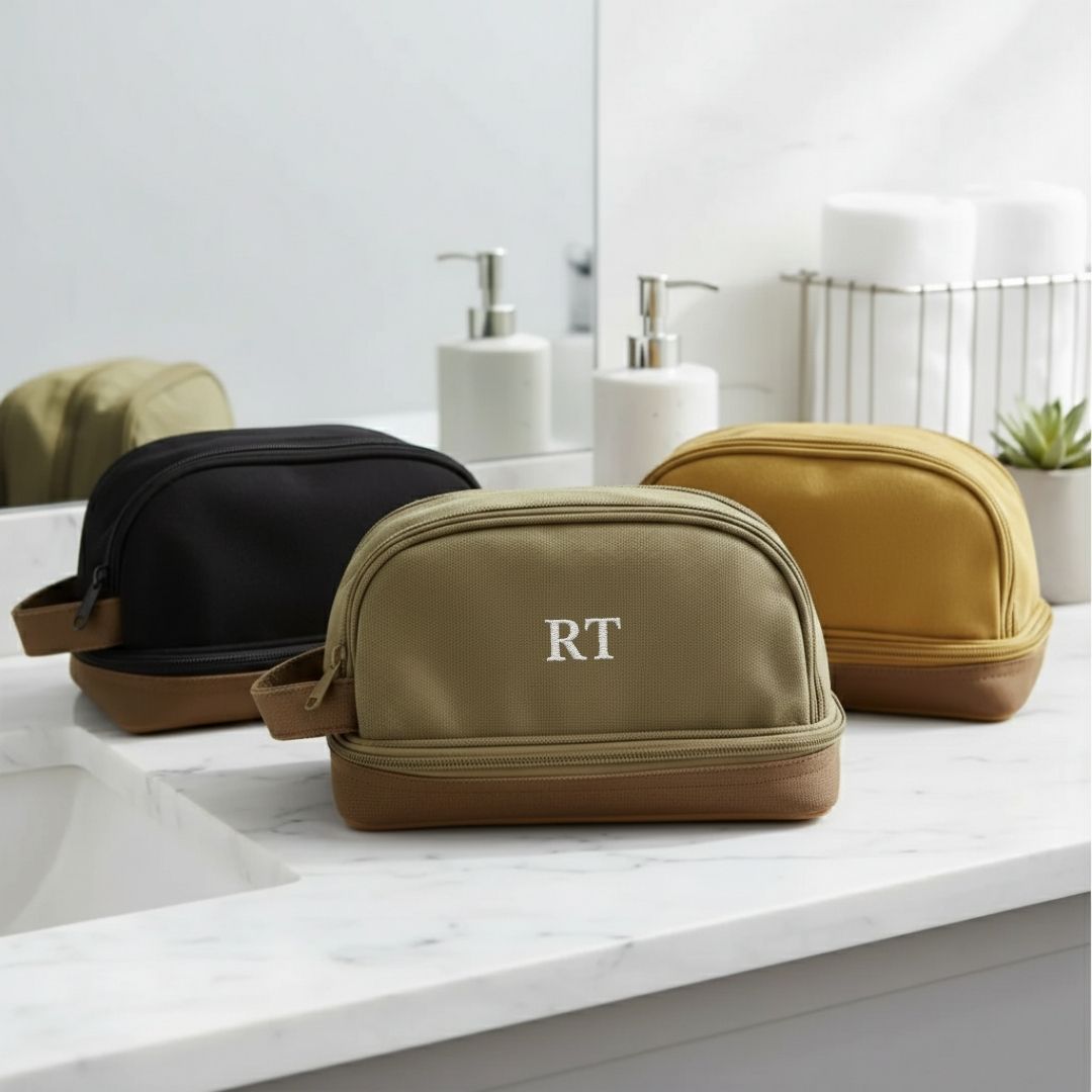 Personalized Canvas Toiletry Bag