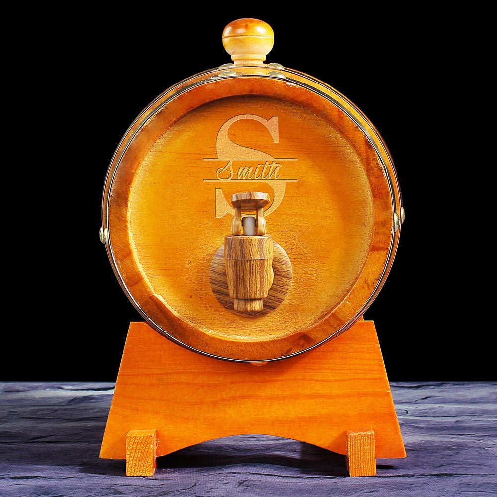Unique Personalized Personalized Spirits Barrel Customized Whiskey Gifts for Men by Groovy Guy