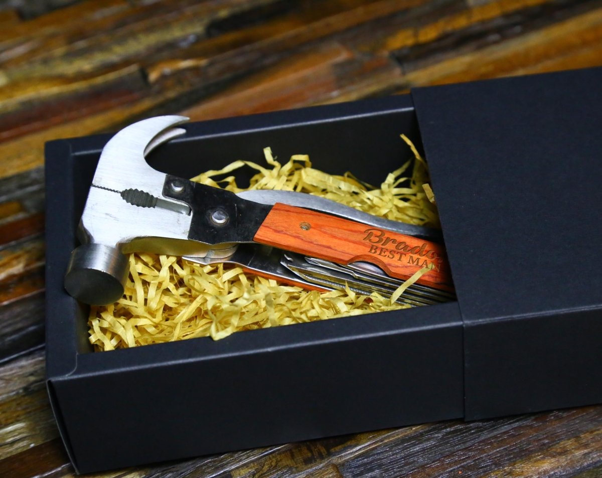 Unique Personalized It's Hammer Time Customized Knife Gifts for Men by Groovy Guy