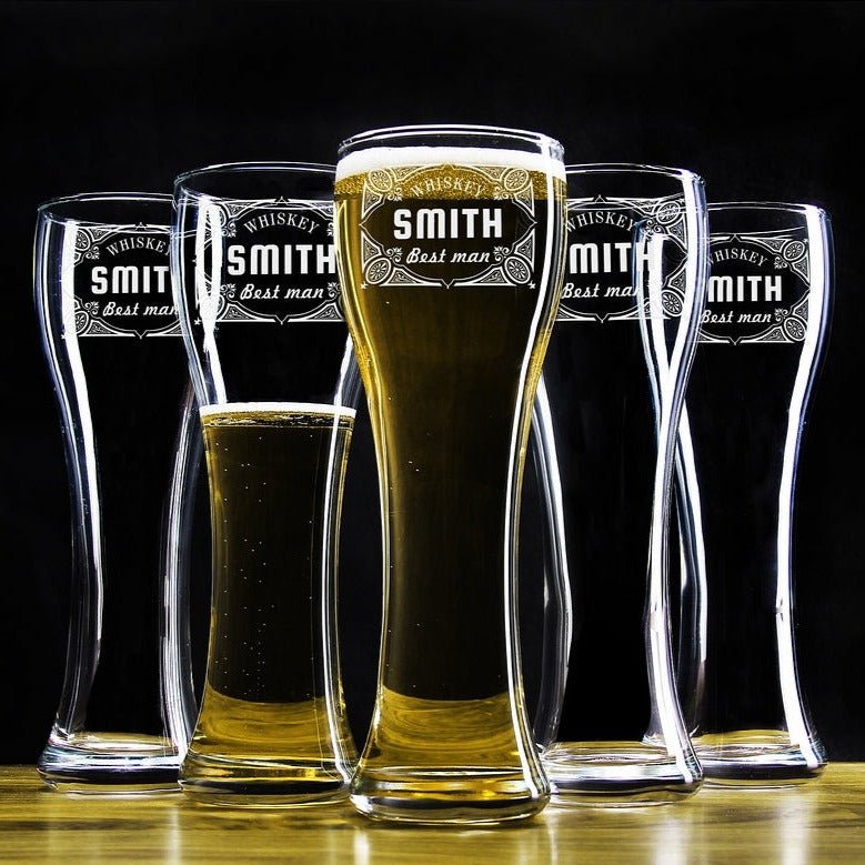 Unique Personalized Pilsner Pal Customized Bar Gifts for Men by Groovy Guy