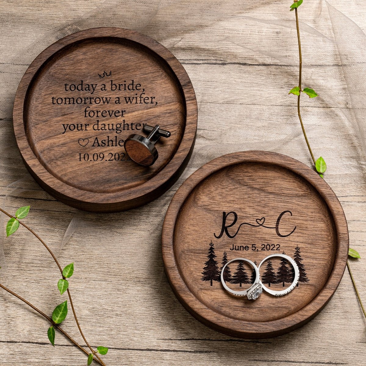 Unique Personalized Anniversary Valet Tray Customized Valet Tray Gifts for Men by Groovy Guy