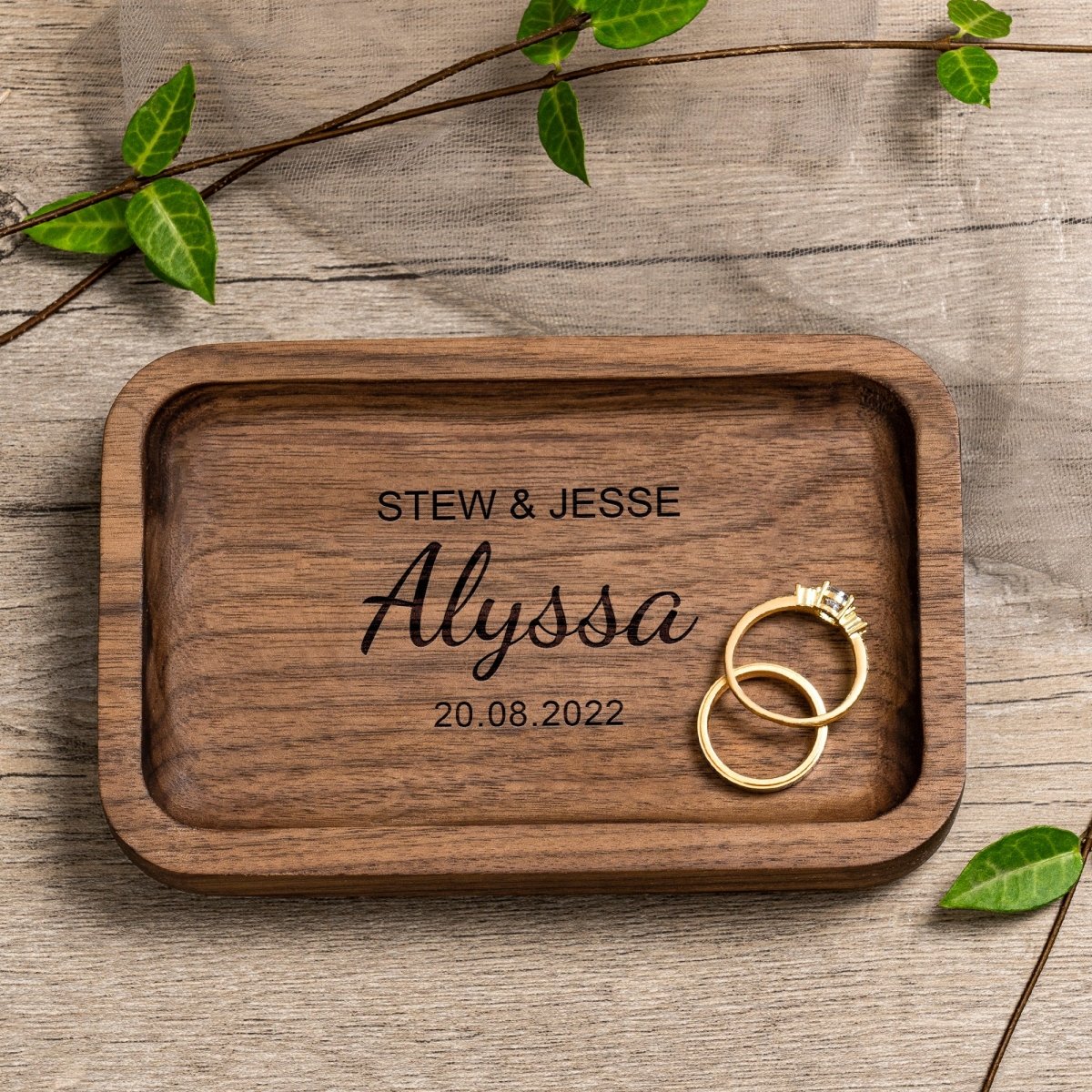 Unique Personalized Forever Valet Tray Customized Valet Tray Gifts for Men by Groovy Guy