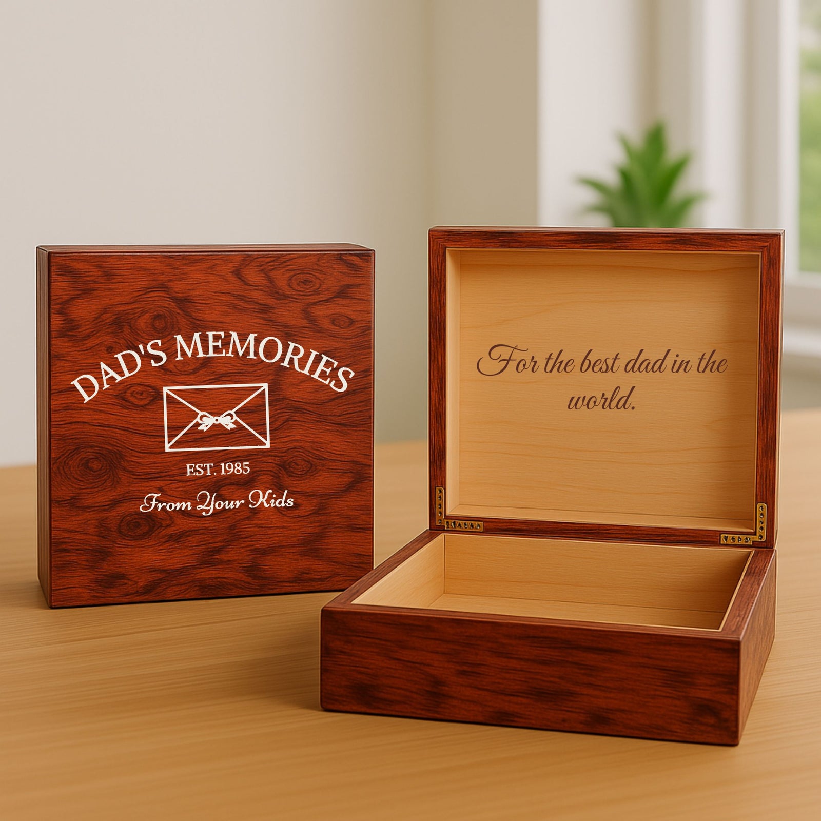 Letters to Dad Keepsake Box gift for dad on father's day