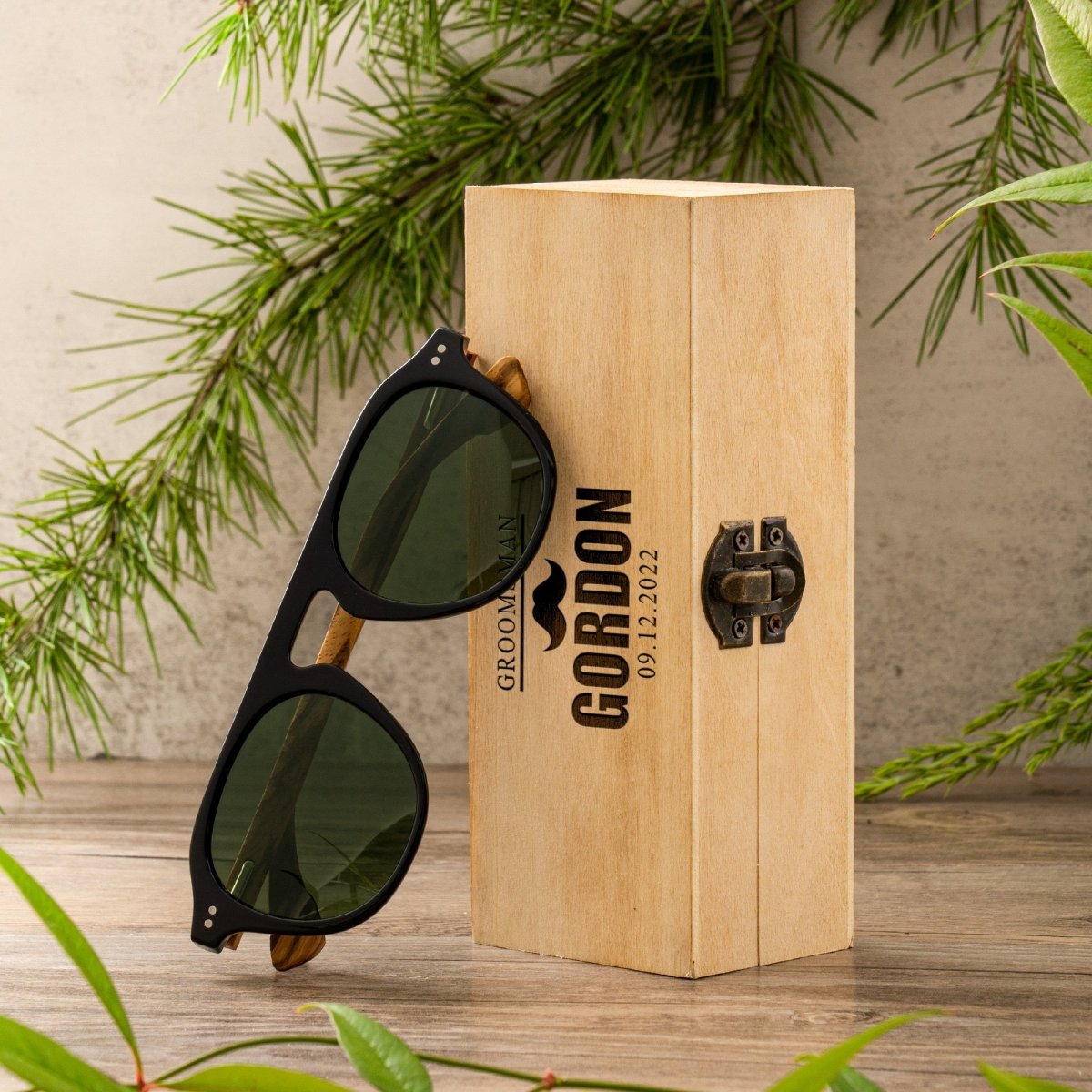 Unique Personalized Driftwood Defenders Customized Sunglasses Gifts for Men by Groovy Guy