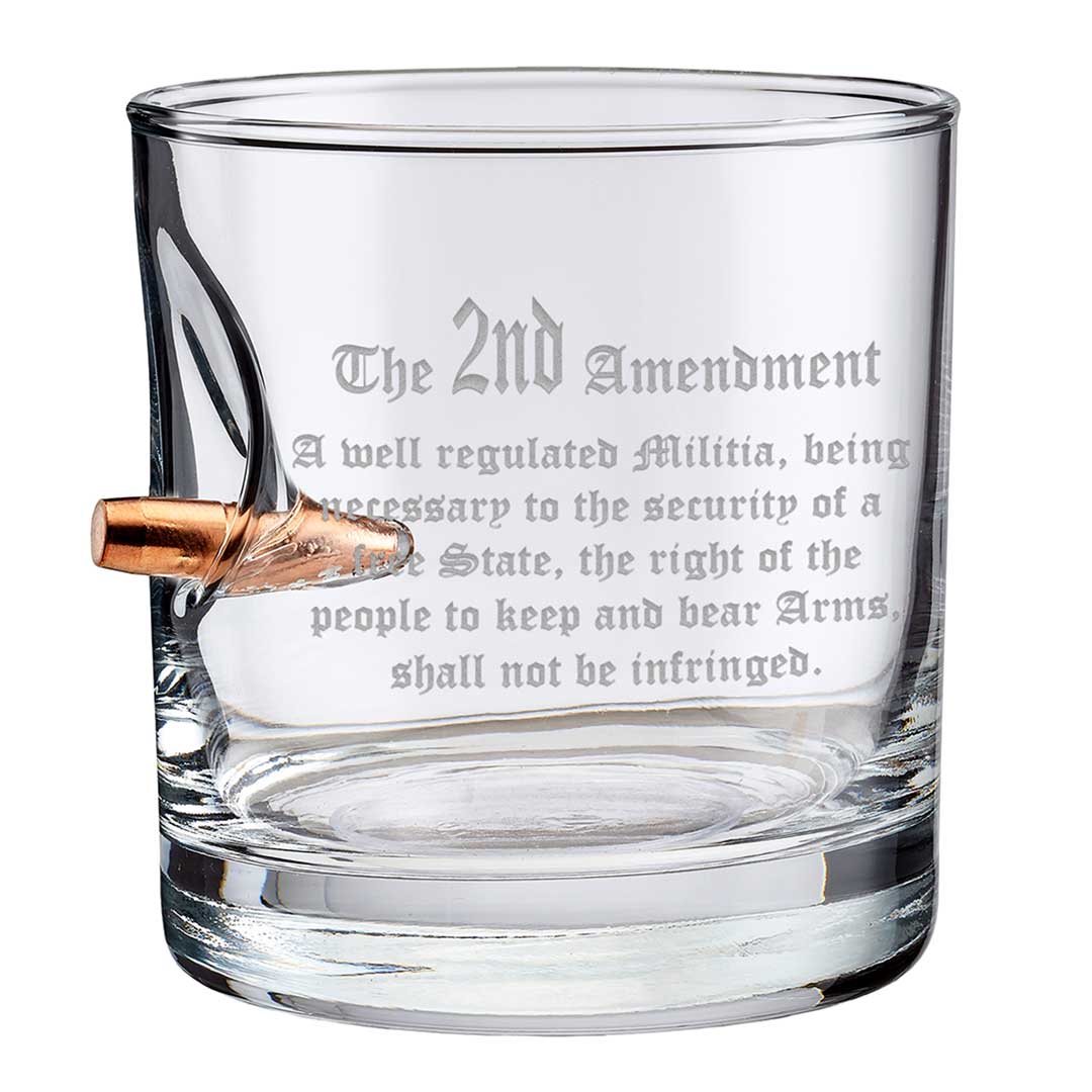 Unique Personalized 2nd Amendment Glasses Customized Gifts for Men by Groovy Guy