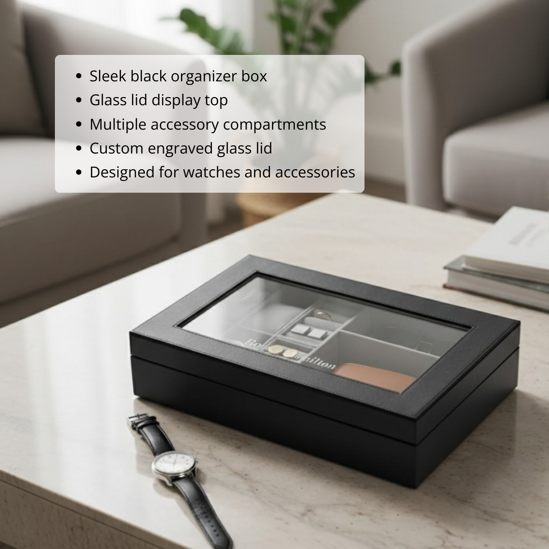 Personalized Men's Organizer Box