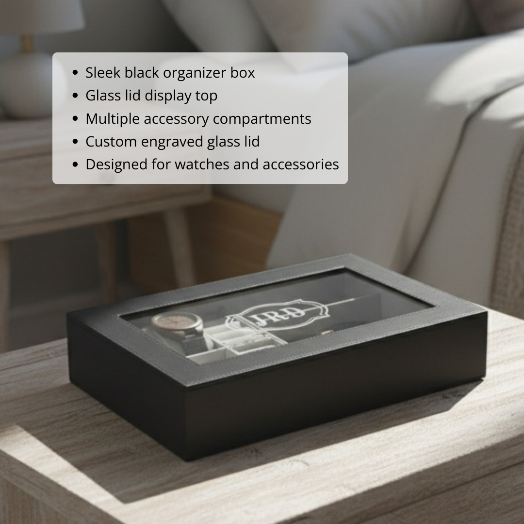 Personalized Men's Jewelry Box