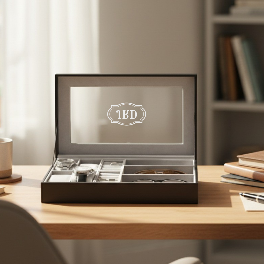 Personalized Men's Jewelry Box