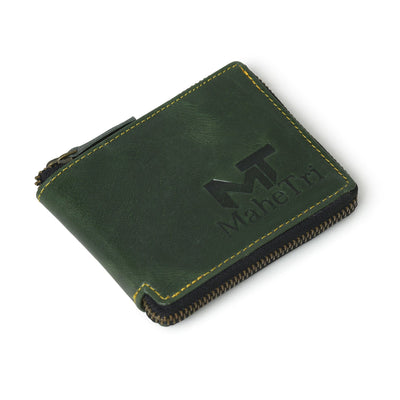 Adams Bi-Fold Wallet- Green