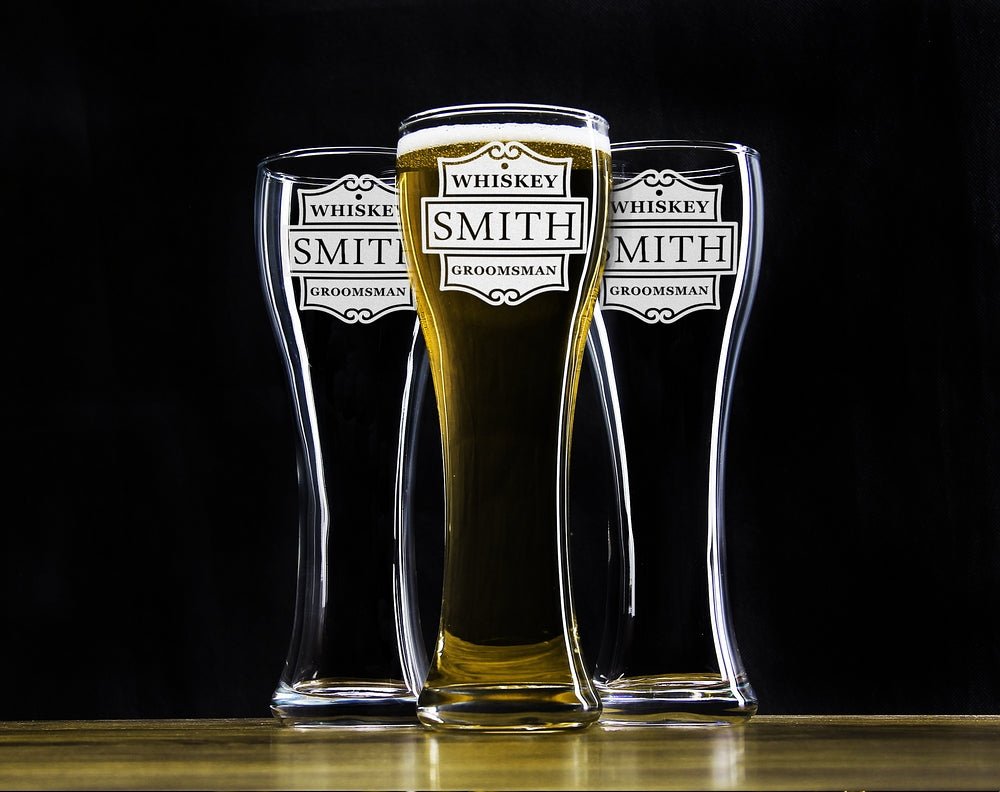 Unique Personalized Pilsner Pal Customized Bar Gifts for Men by Groovy Guy