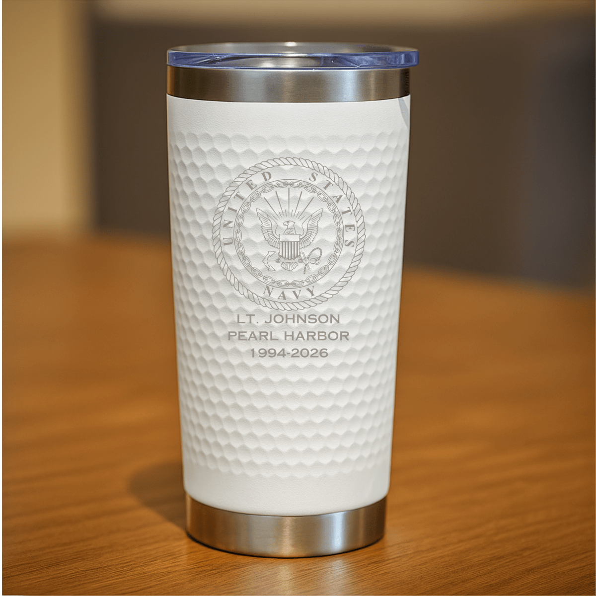 Unique Personalized Retired US Navy Tumbler Customized Drinkware & Tumblers Gifts for Men by Groovy Guy
