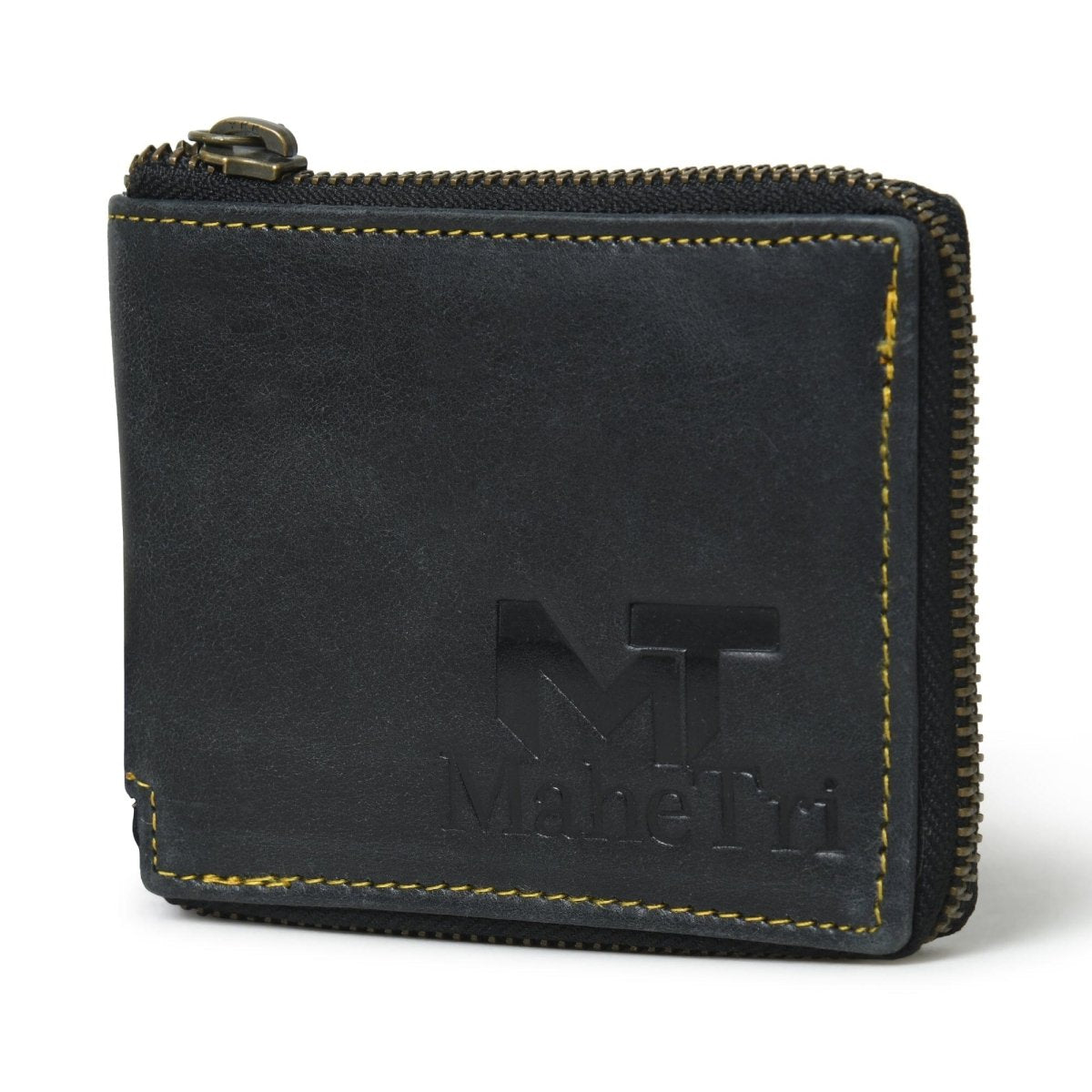 Unique Personalized Adams Bi - Fold Wallet - Black Customized Wallets Gifts for Men by Groovy Guy
