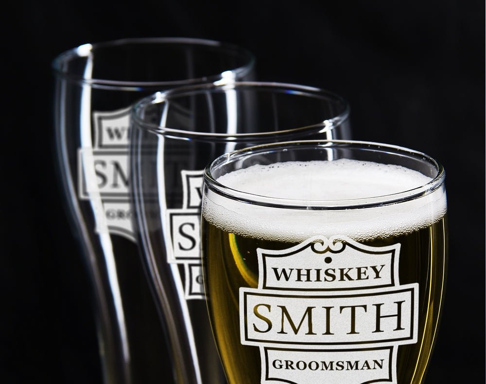 Unique Personalized Pilsner Pal Customized Bar Gifts for Men by Groovy Guy