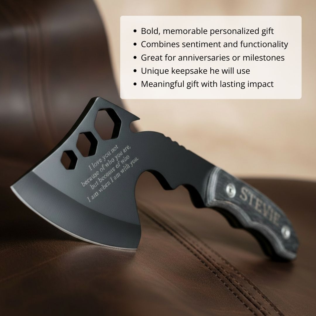 Sentimental Engraved Axe of Love