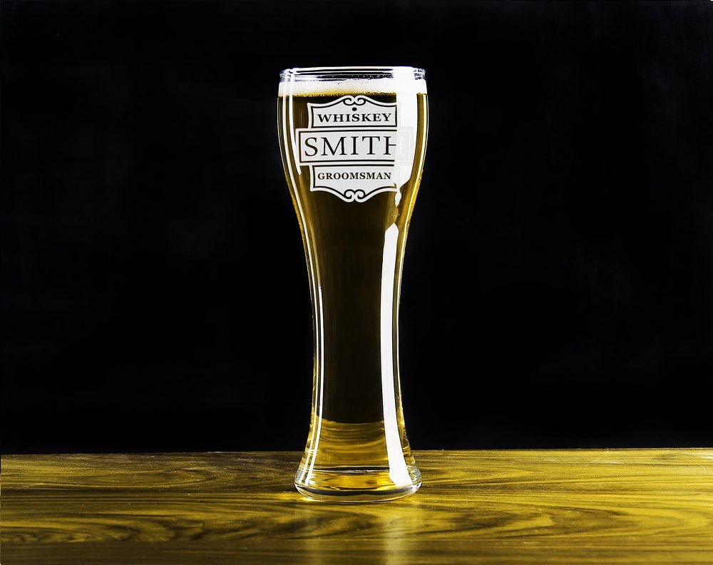 Unique Personalized Pilsner Pal Customized Bar Gifts for Men by Groovy Guy