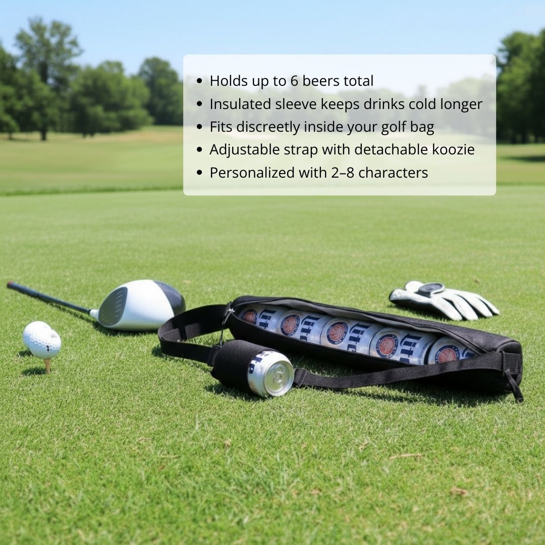 Custom Golf Bag Beer Sleeve