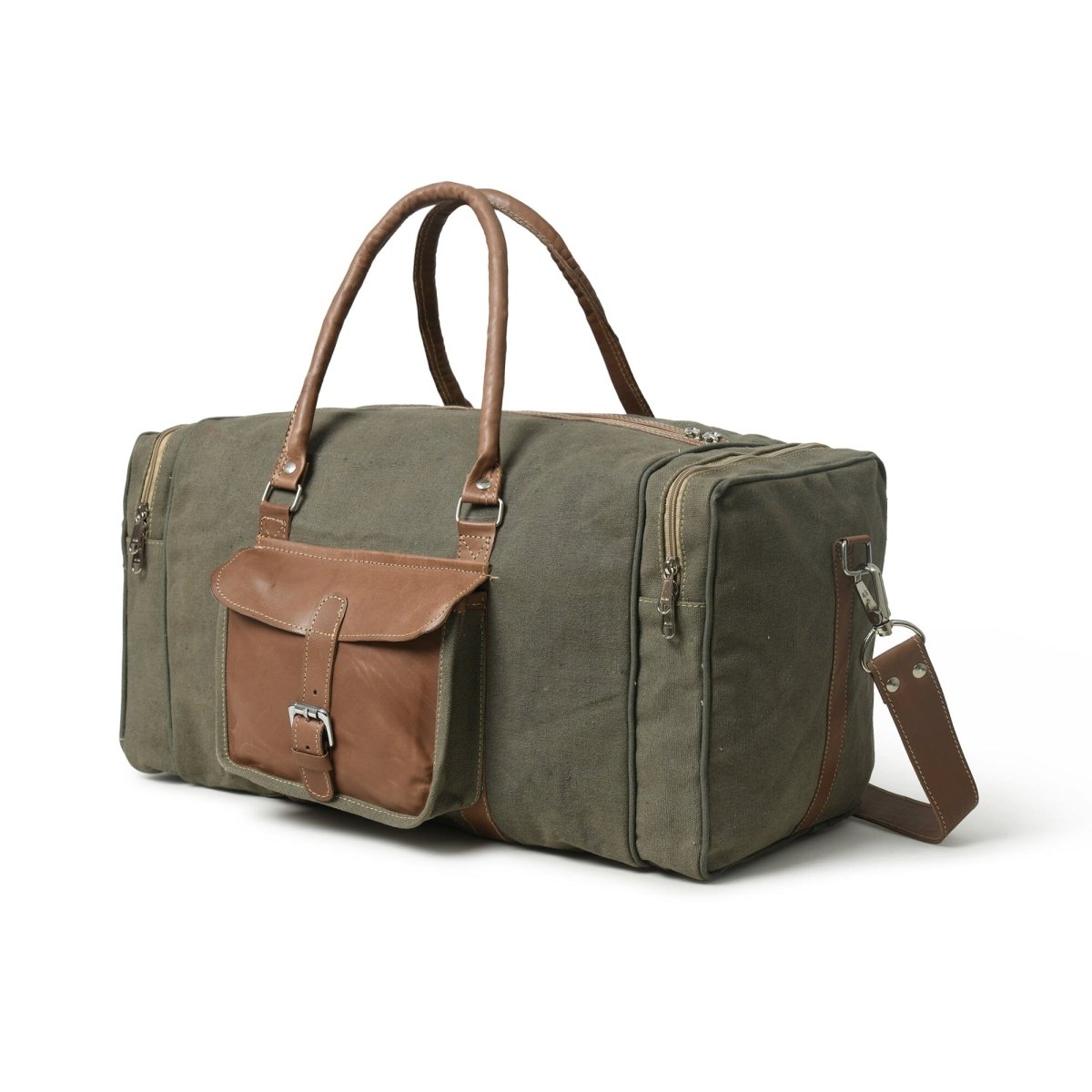 Unique Personalized Arnold Canvas Duffle Bag Customized Duffel Bags Gifts for Men by Groovy Guy