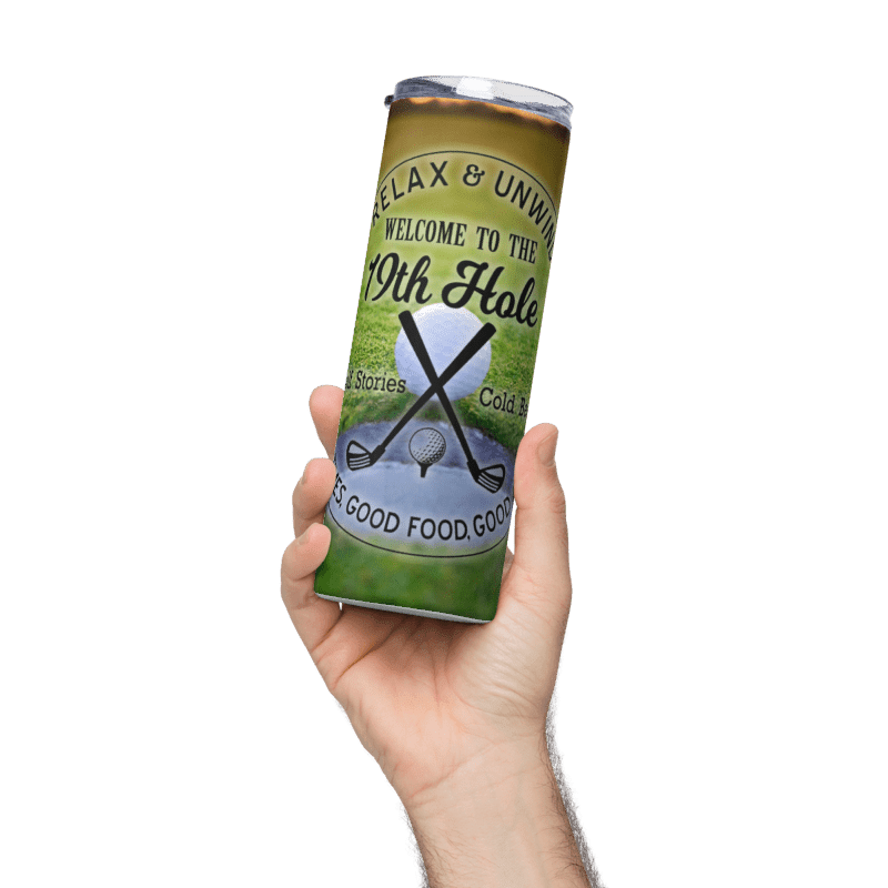 Unique Personalized 19th Hole Tumbler Customized Tumbler Gifts for Men by Groovy Guy