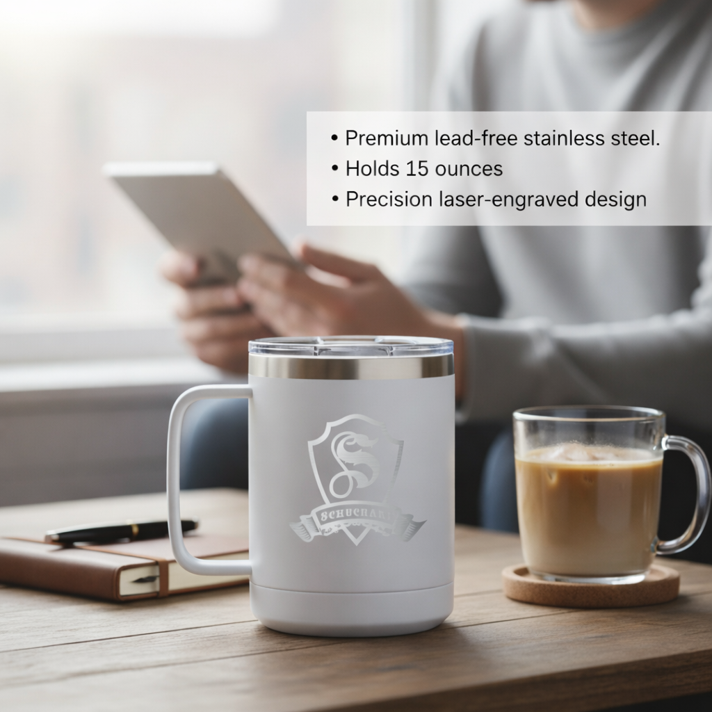 Monogramed Coffee Travel Mug