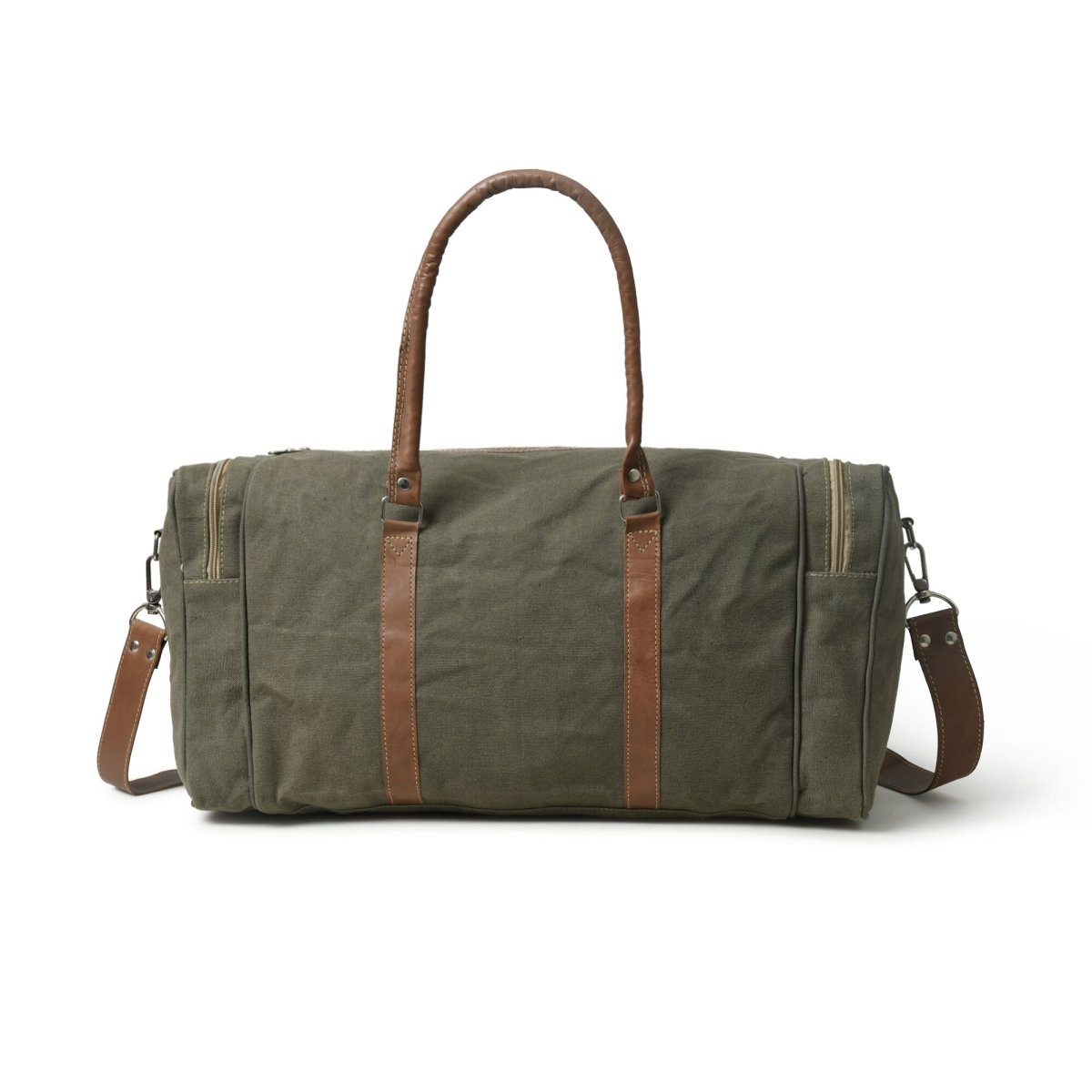 Unique Personalized Arnold Canvas Duffle Bag Customized Duffel Bags Gifts for Men by Groovy Guy