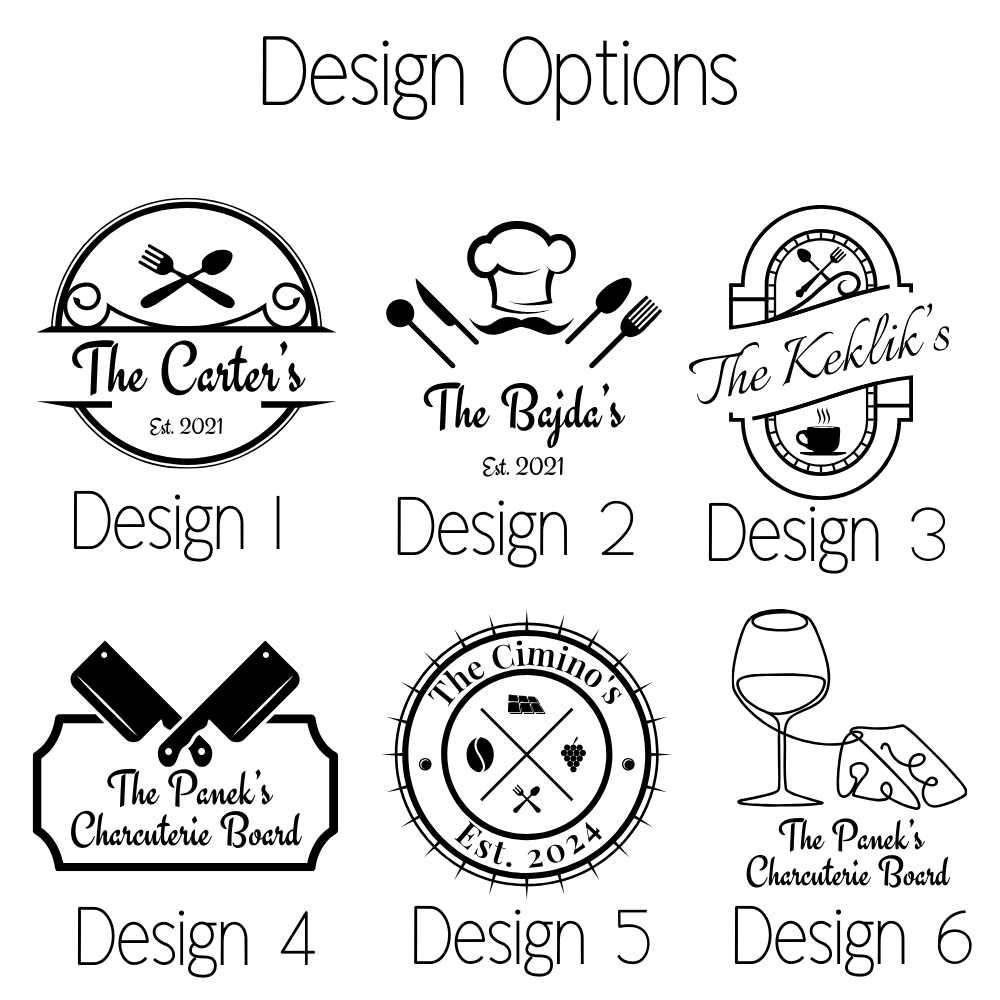 Unique Personalized Custom Family Charcuterie Board Customized cutting boards Gifts for Men by Groovy Guy