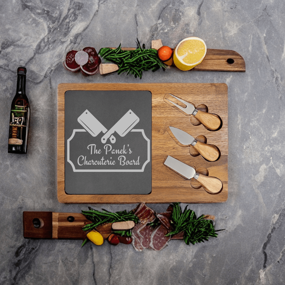 Unique Personalized Custom Family Charcuterie Board Customized cutting boards Gifts for Men by Groovy Guy