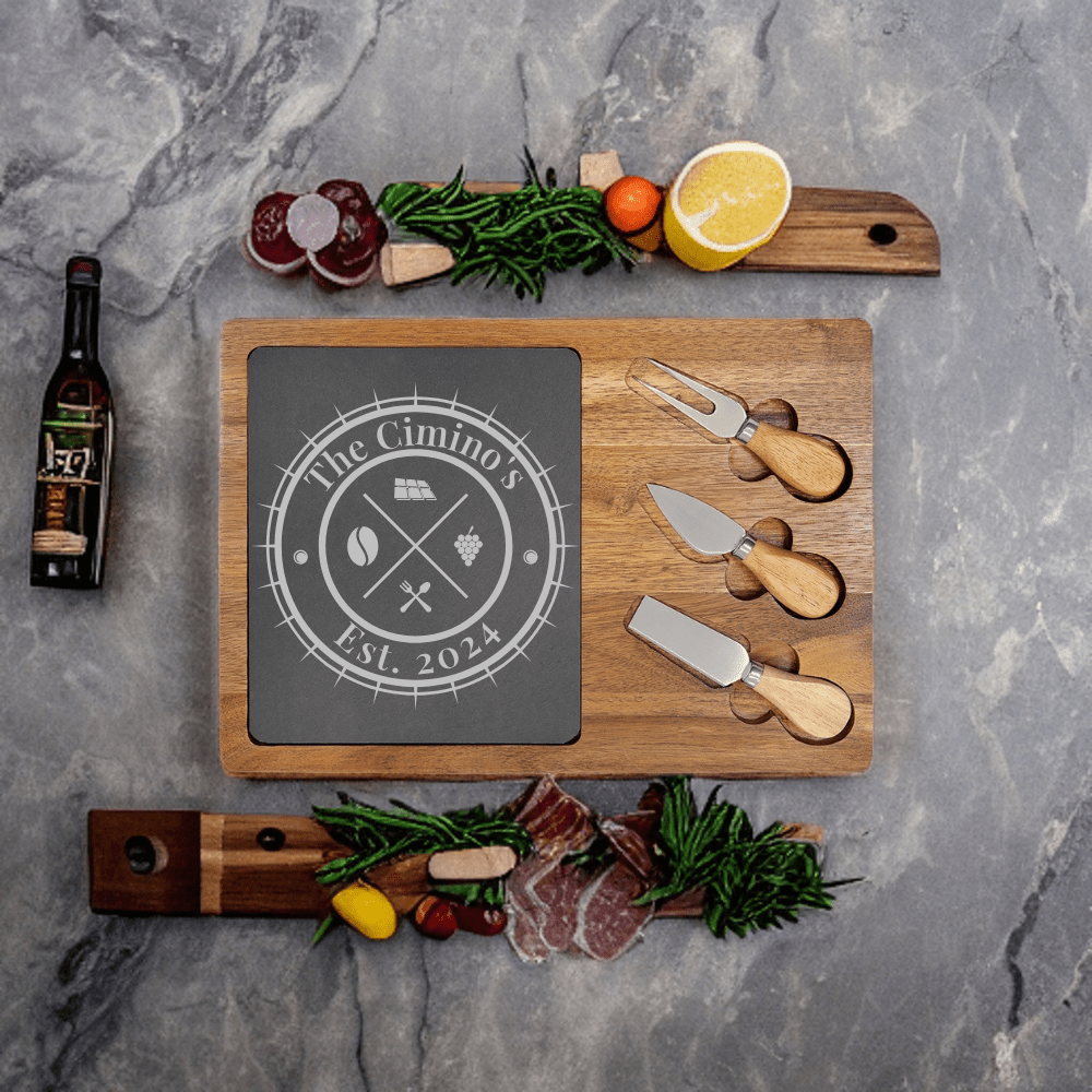 Unique Personalized Custom Family Charcuterie Board Customized cutting boards Gifts for Men by Groovy Guy