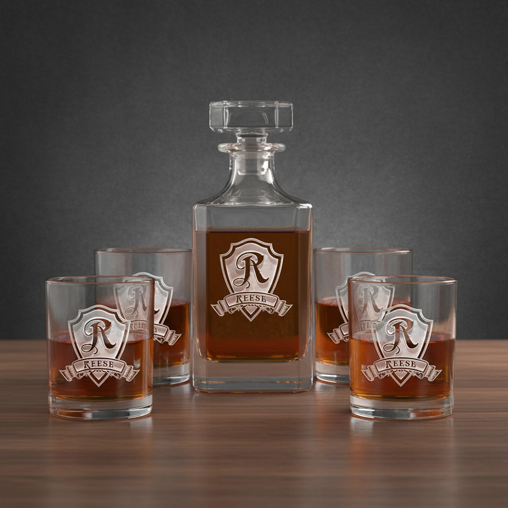 Legacy Sheild Family Decanter Set