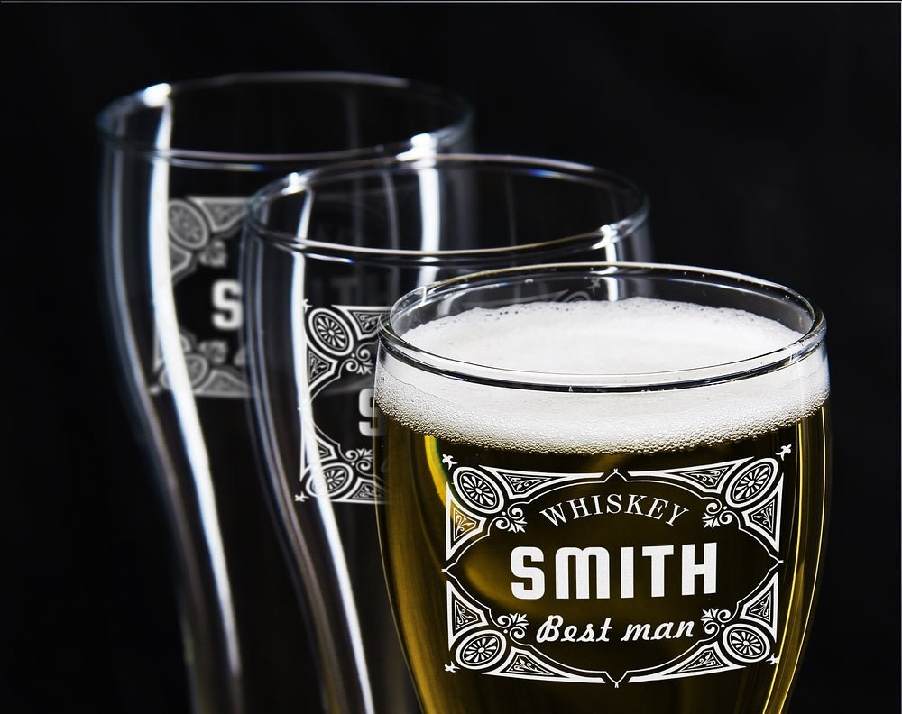 Unique Personalized Pilsner Pal Customized Bar Gifts for Men by Groovy Guy