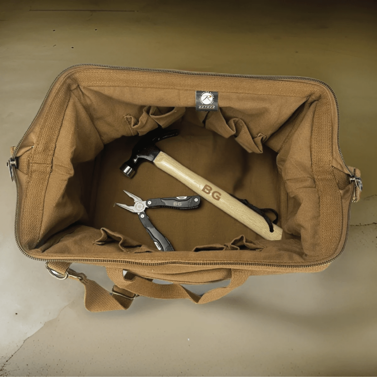 Unique Personalized Personalized Tool Bag Set Customized Fathers Day Gifts for Men by Groovy Guy