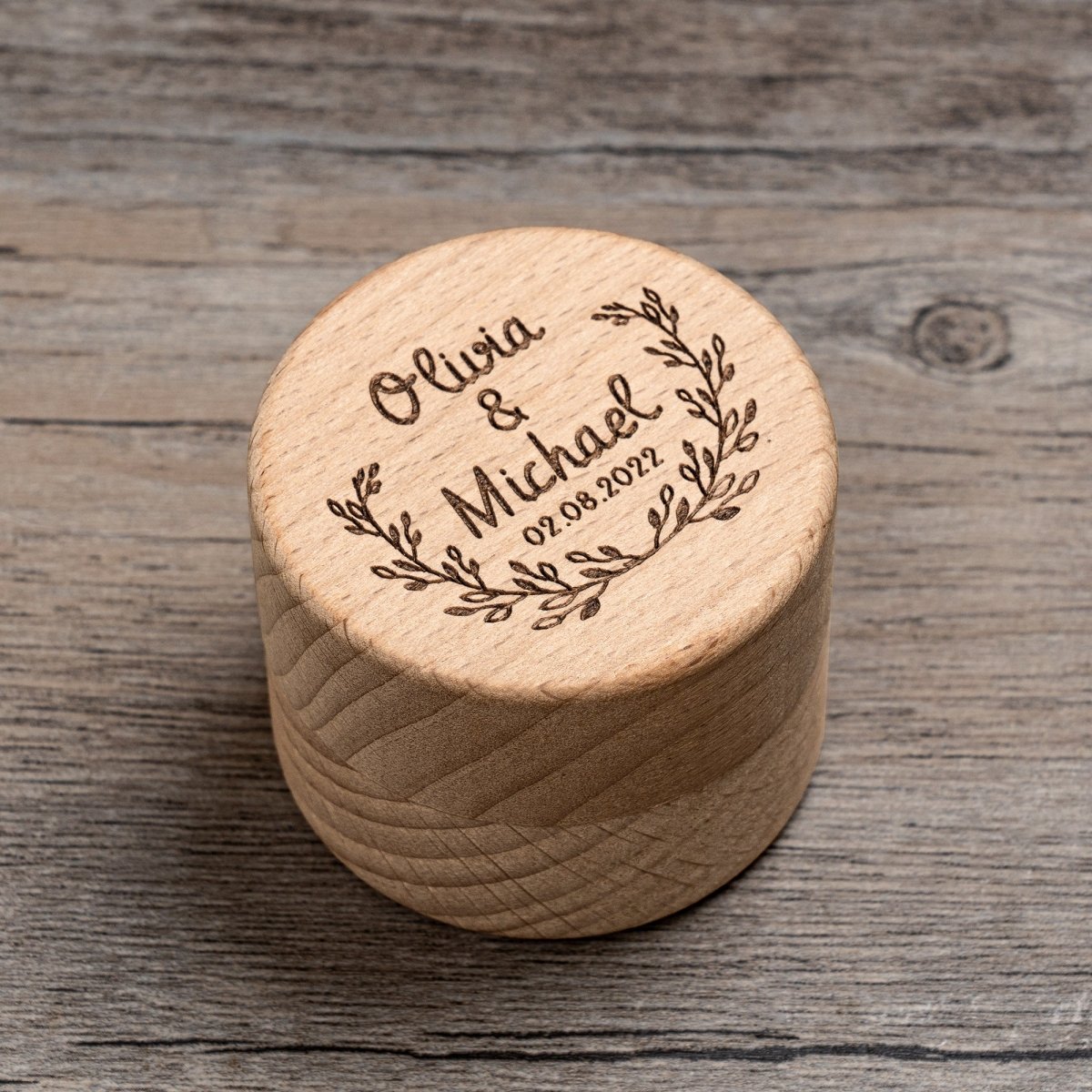 Unique Personalized Everlasting Unity Ring Box Customized Ring Gifts for Men by Groovy Guy