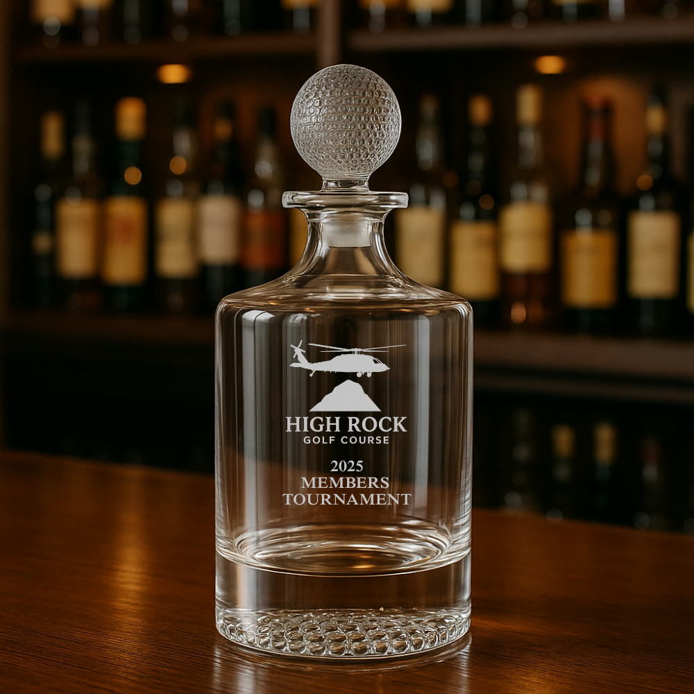 Personalized Logo Golf Ball Decanter
