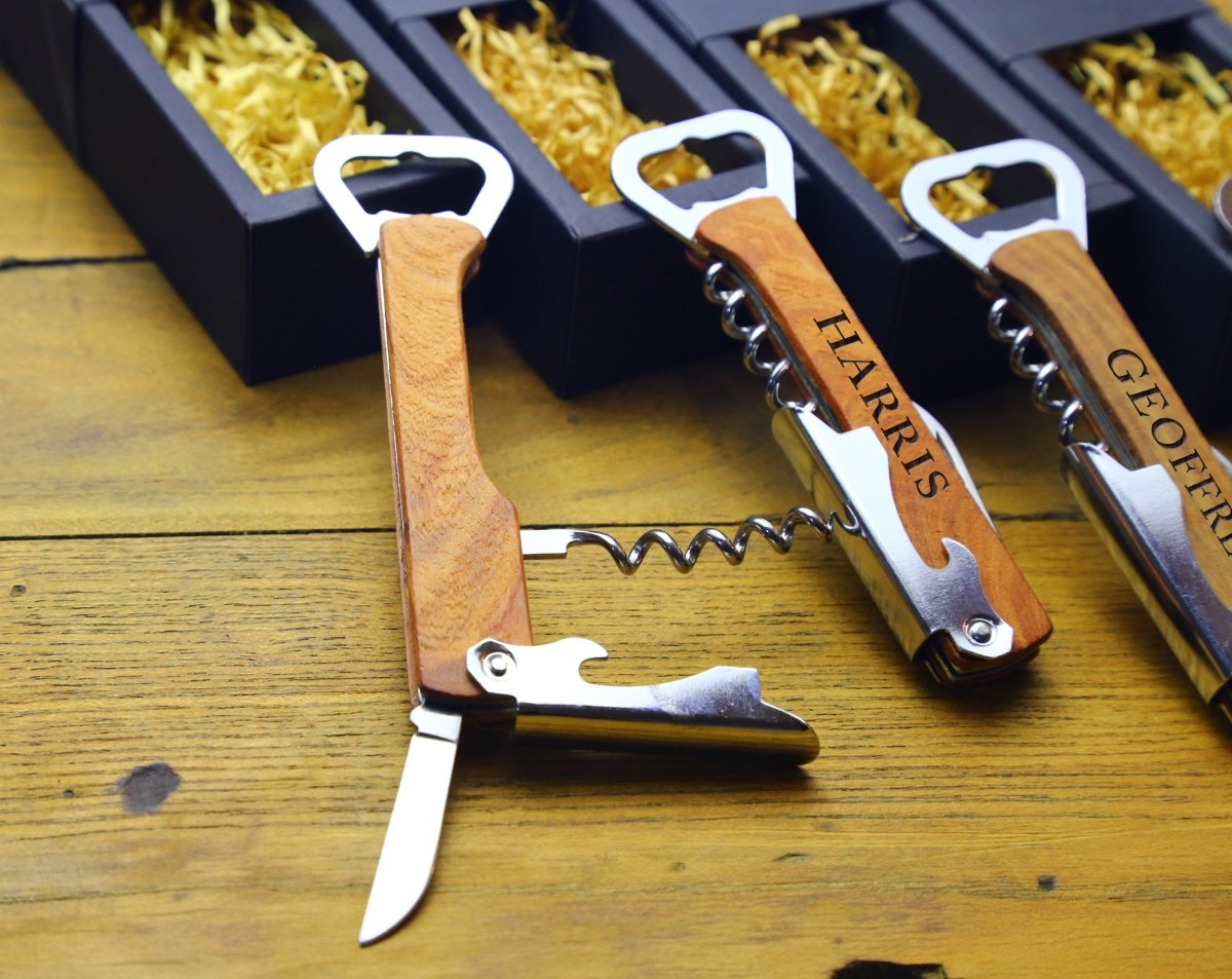 Unique Personalized BrewBuddy Customized wine Gifts for Men by Groovy Guy