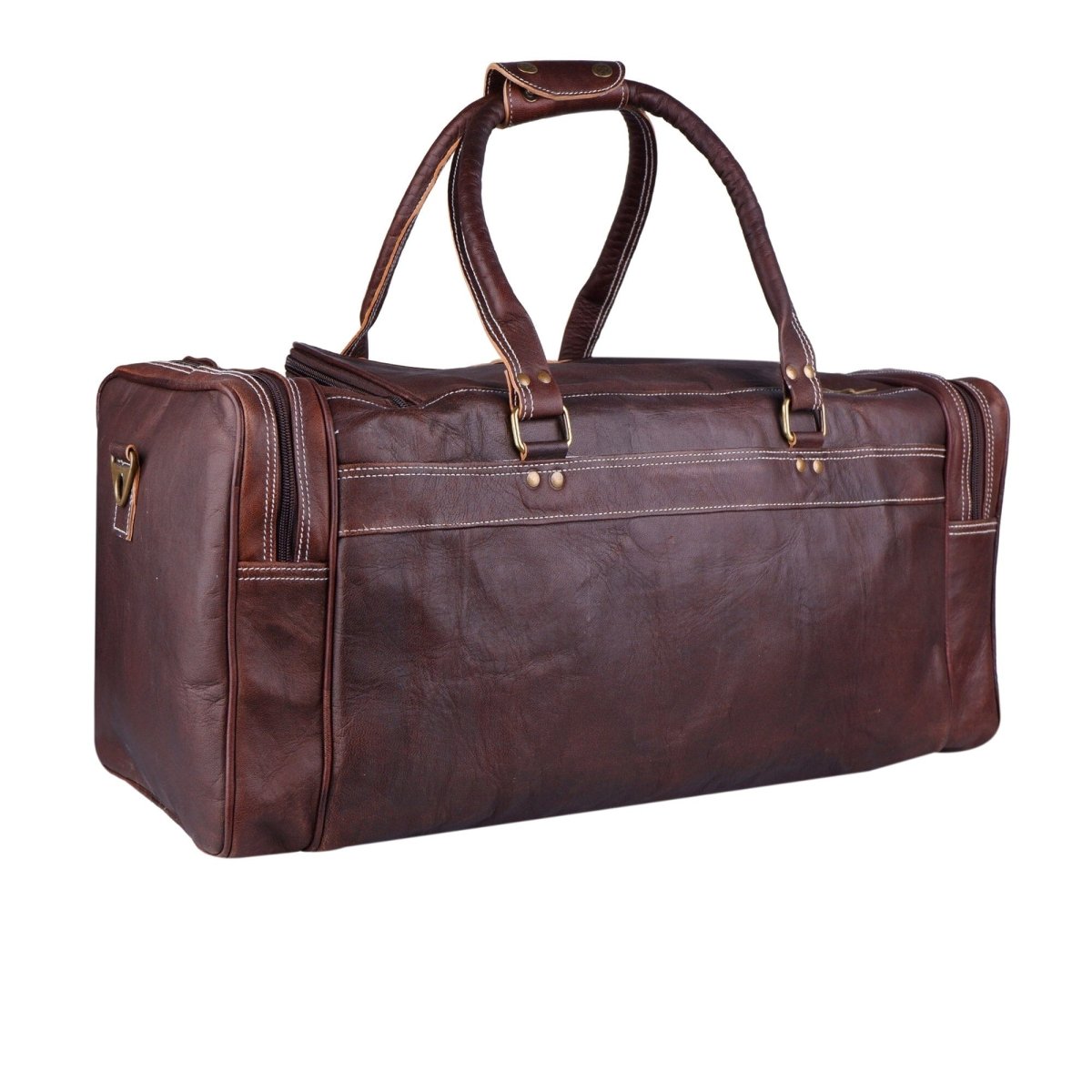 Unique Personalized Baxter Vintage Duffel Customized Duffel Bags Gifts for Men by Groovy Guy