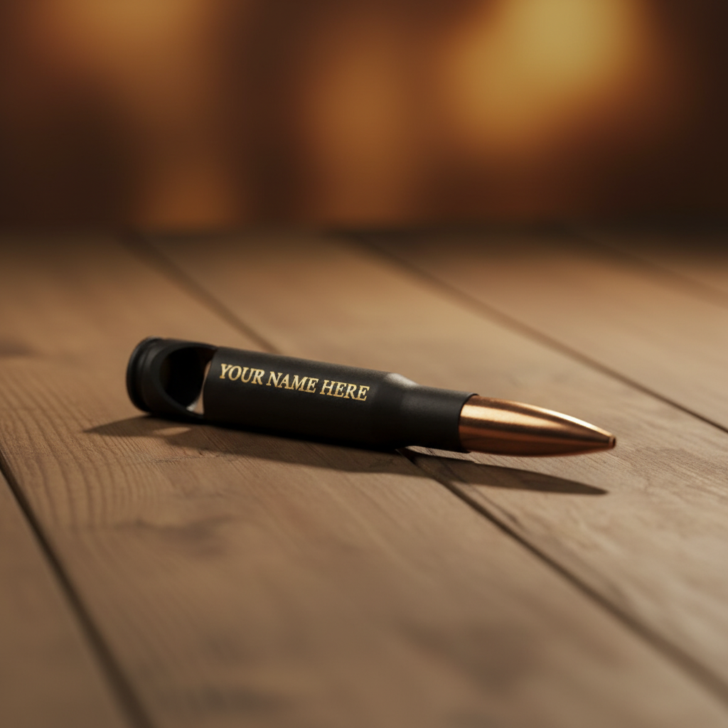 Personalized 50 Cal Bullet Bottle Opener