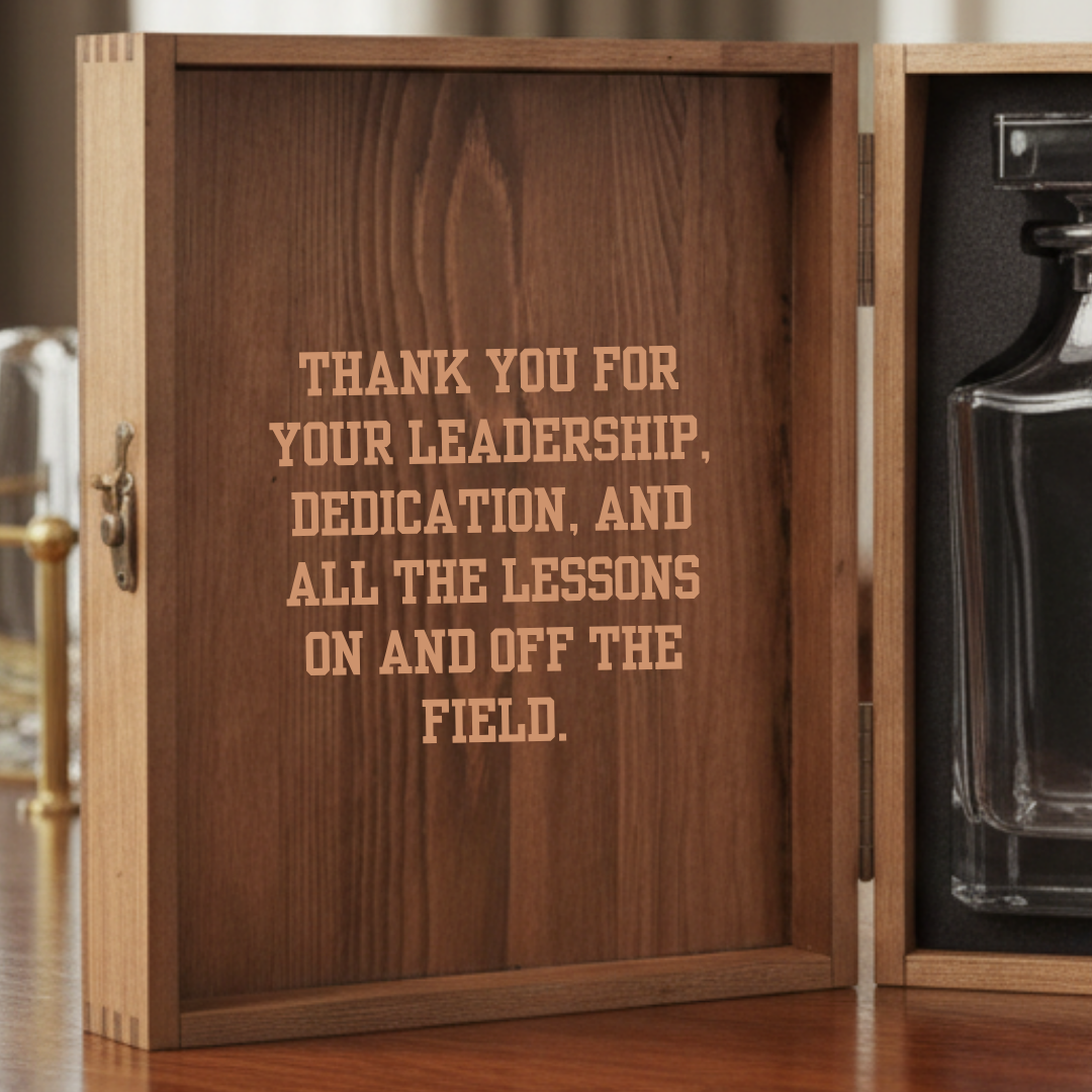 The Hall of Fame Coach Decanter Set