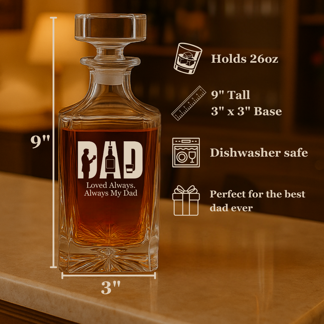 Dad’s Keepsake Decanter Set